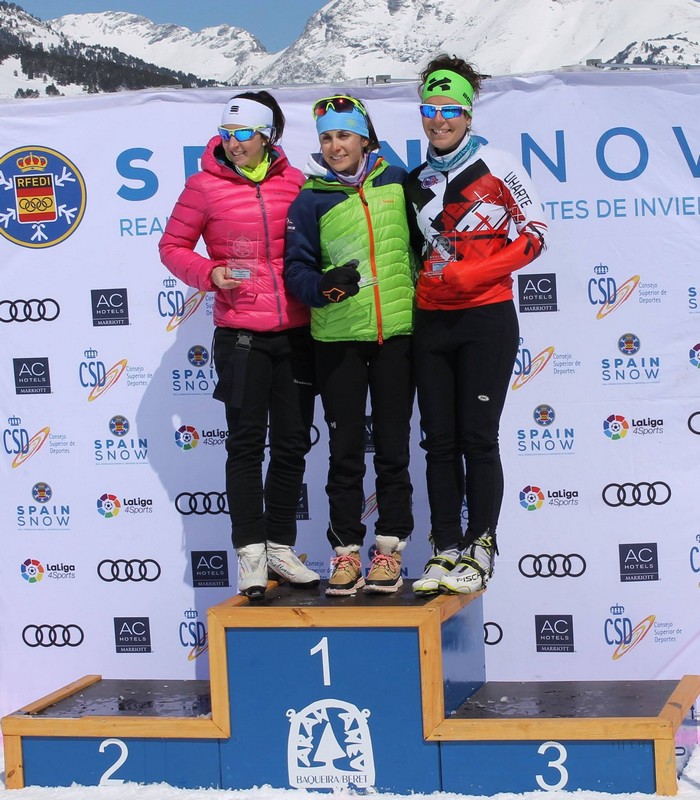 Dos medallas navarras en los Campeonatos de España 2017 de esquí de fondo